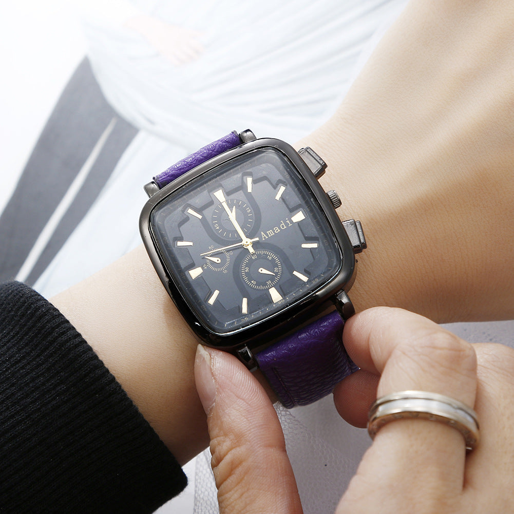 Montre Quartz rétro minimaliste à la mode