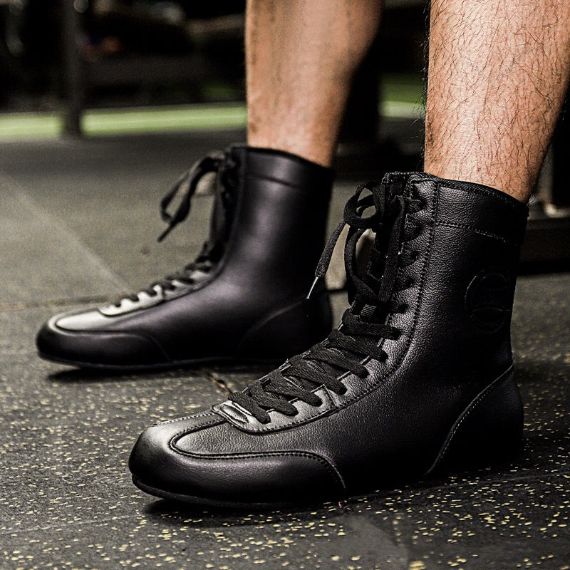 Chaussure de boxe professionnelle Homme Chaussures de lutte professionnelle Entraînement intérieur