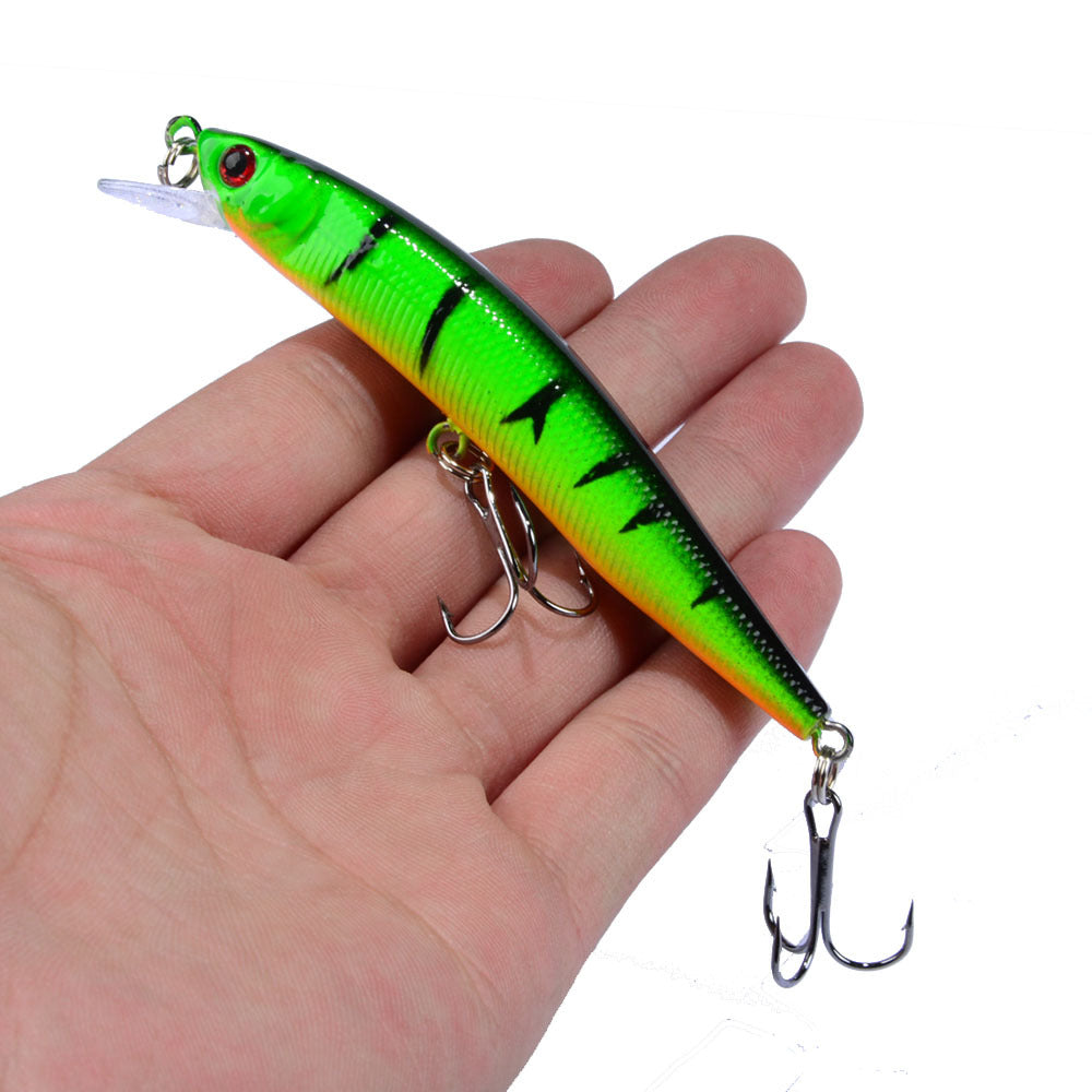 10 Couleur Minorua Bait Plastic Biomimetic Fausse Fausse Bait