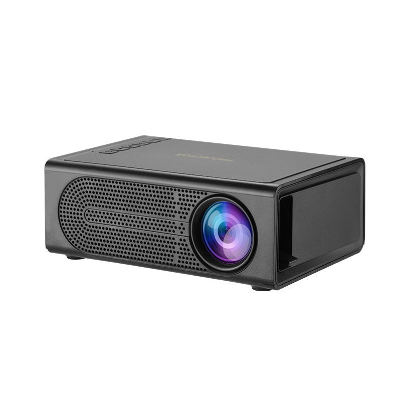 Mini projecteur portable filé même écran avec support de téléphone mobile