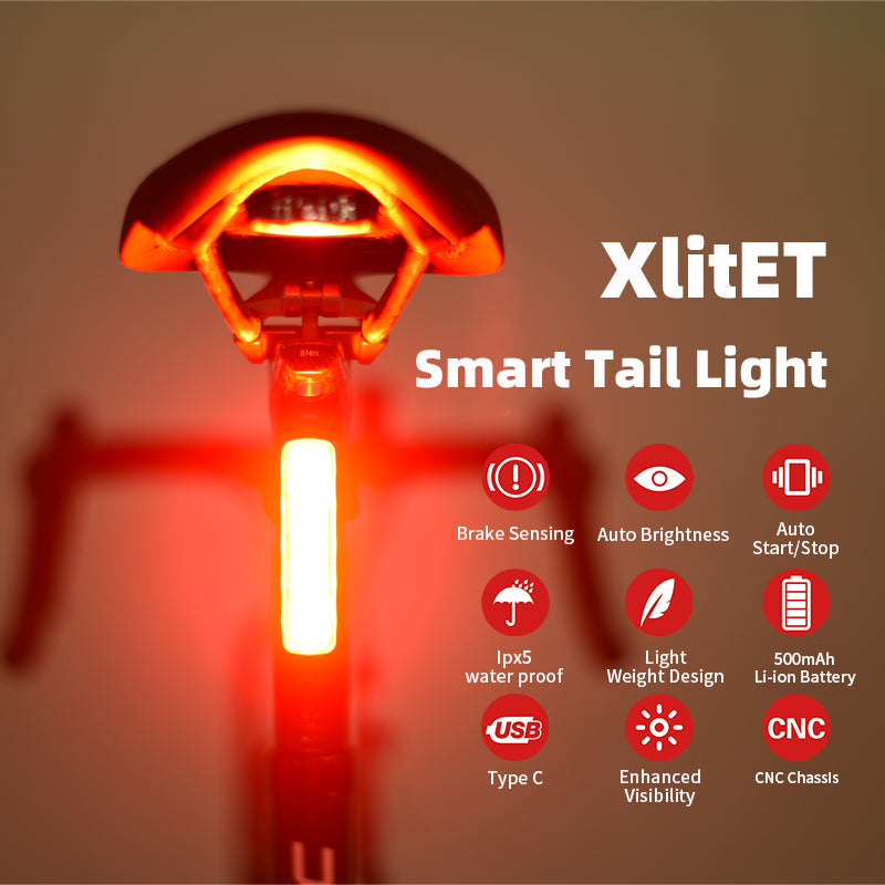 Tail de vélo lumière Coussin Siège Rod Double Bracket Night Bike Tail lumière