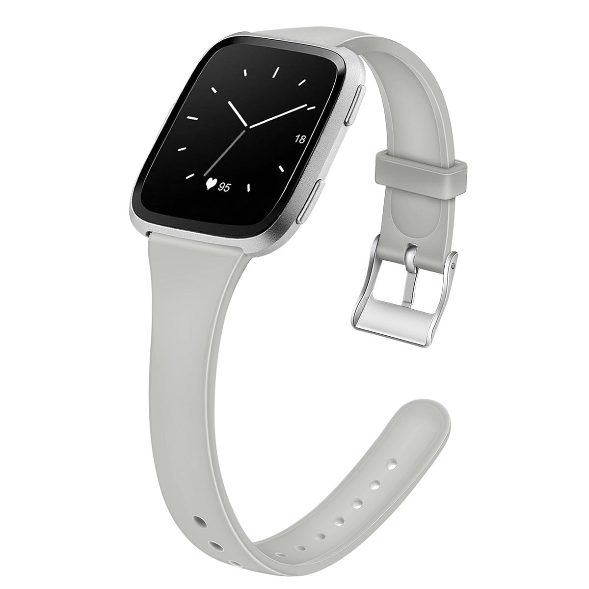 Bracelet en silicone Smart Watch Shrink Silicone Solid Color Watch Band