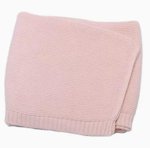 Nom brodé Baby tricoté coton Nap Personnalité Canapé Blanket