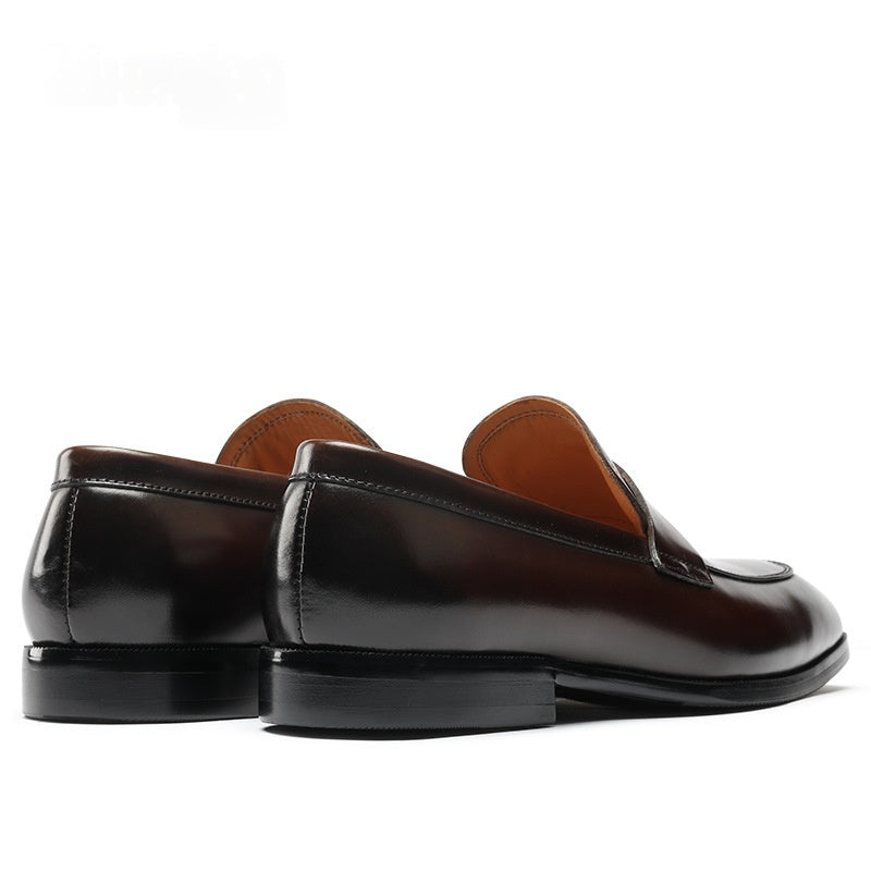Hommes Casual cuir Slip sur les chaussures tendance pour l'été