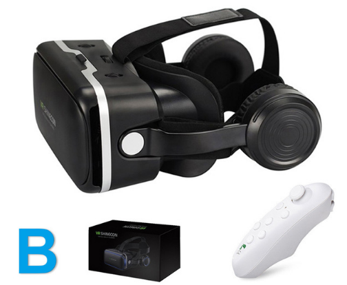 Original VR Shinecon Gafas De Realidad Virtual 120 Fov 3D Gafas Google Carton Con Auricula