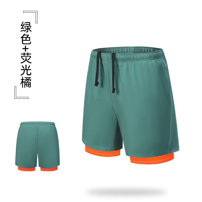 Coureur de plein air Sports Shorts Grande Taille Respirant Entraînement Men's Elastic Lining Anti-Exp