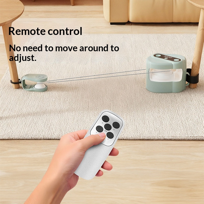 Electric Remote Control Cat Teaser Rod with Ball Smart Interactive Cat Toy with Sound