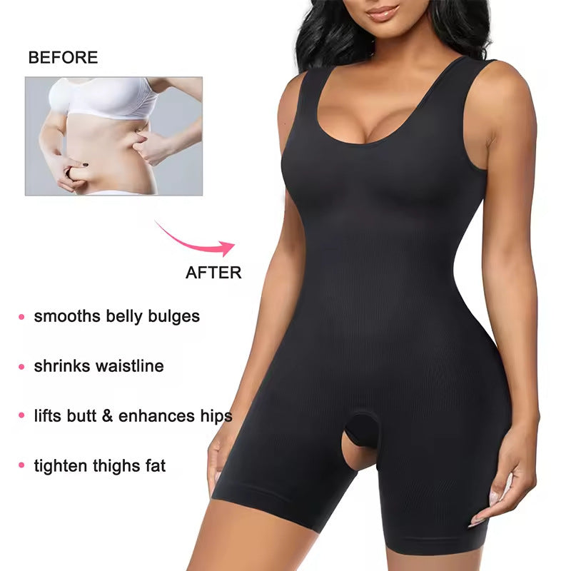 Plus Taille sans manches Camisole Shapewear Combinaison