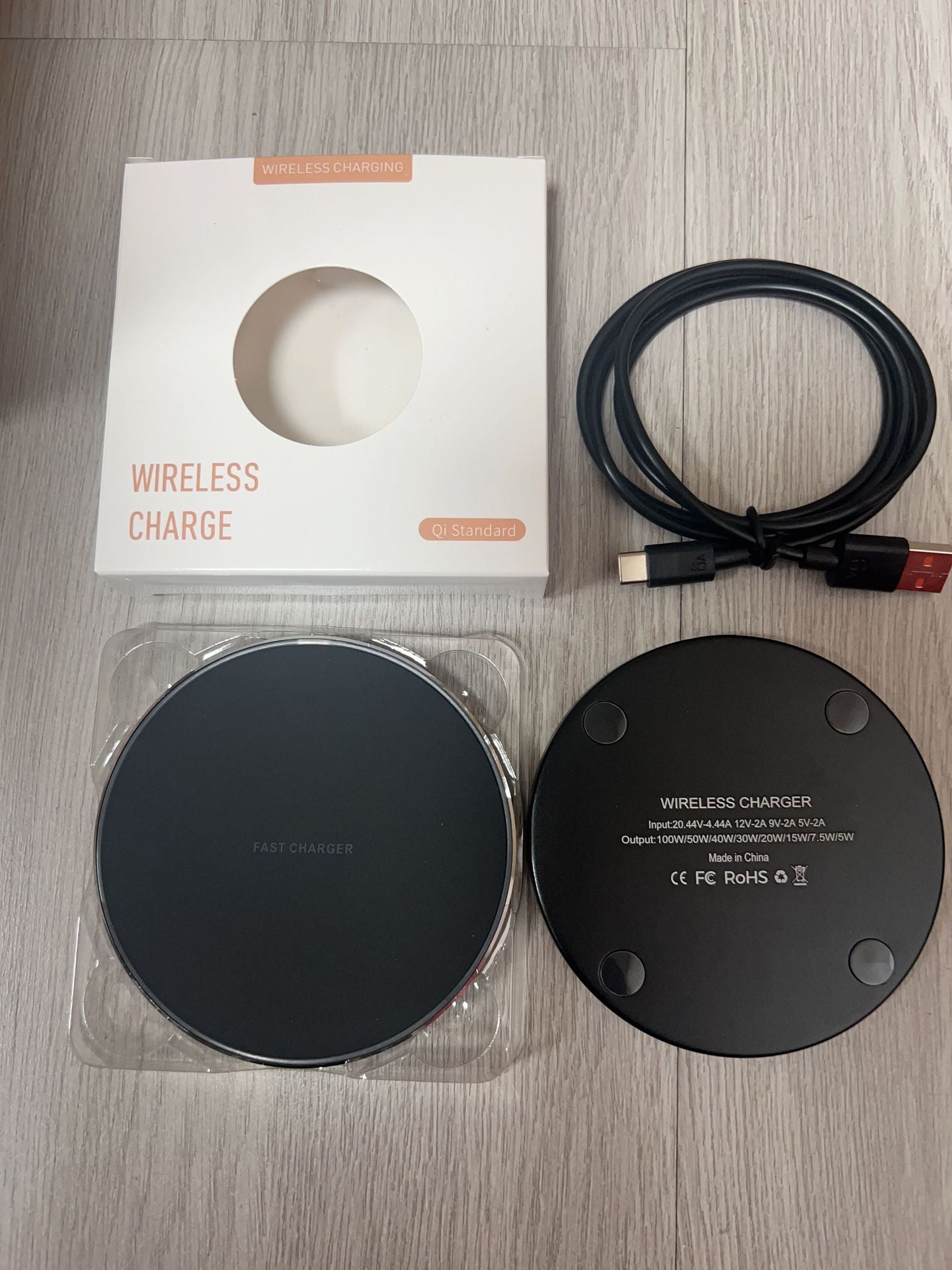 Téléphone mobile Chargeur sans fil 15W