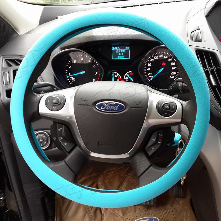 Poignée antidérapante de volant en silicone pour voiture