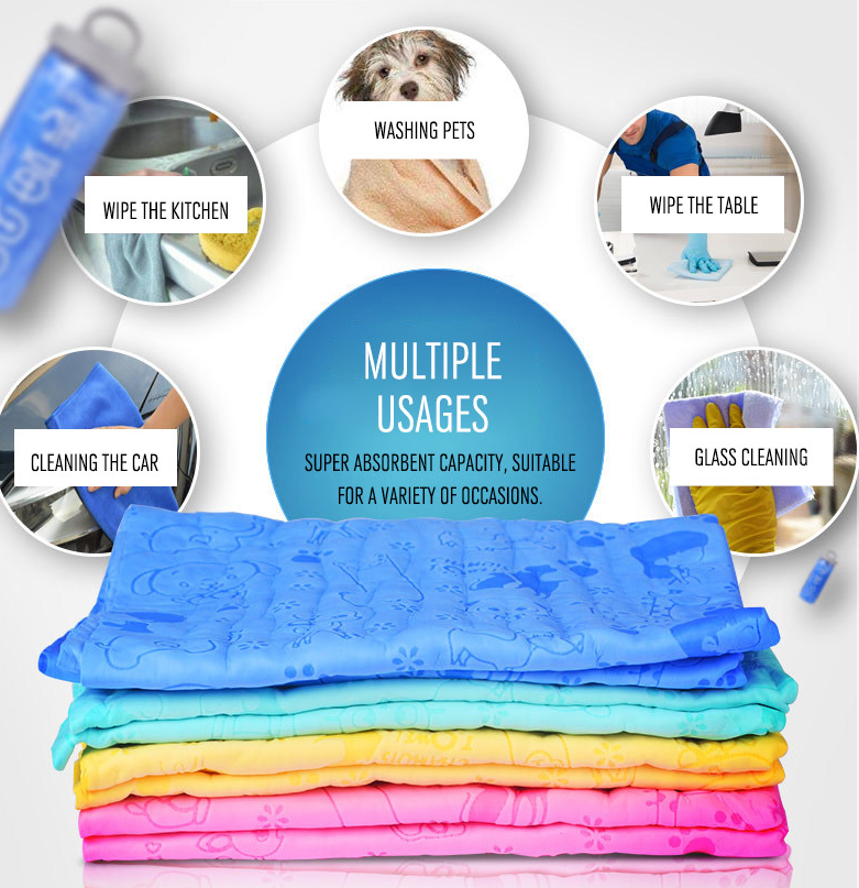 Serviettes absorbantes Deerskin chien serviette