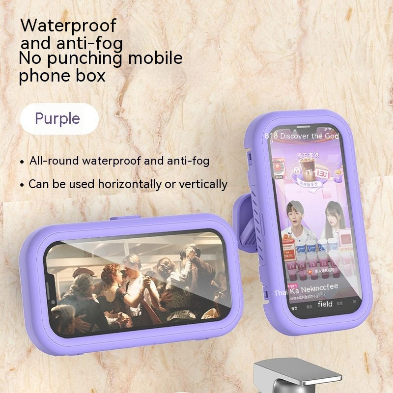 Salle de bain rotative étanche Mobile Phone Box sans punch