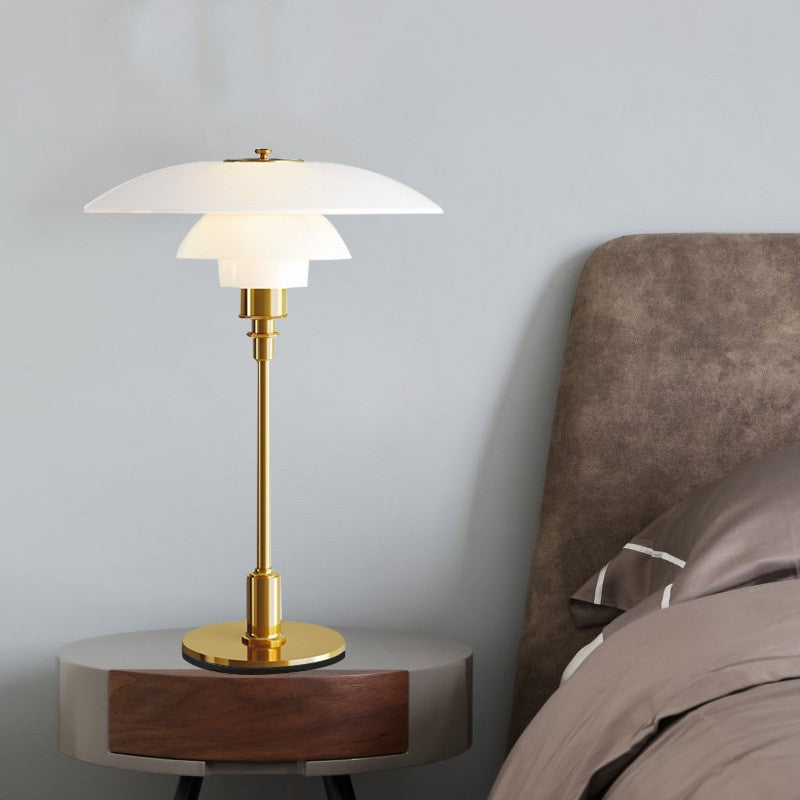 Lampe décorative minimaliste de côté de lit de luxe légère créative