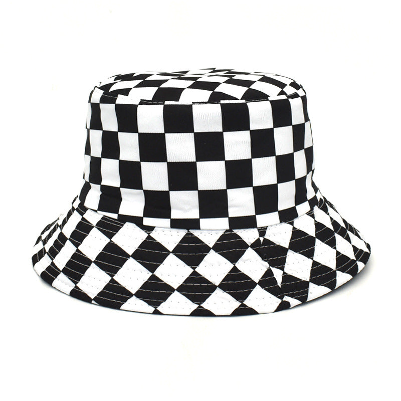 Outdoor Travel Sun Hat Cotton Man Chapeau de seau double face
