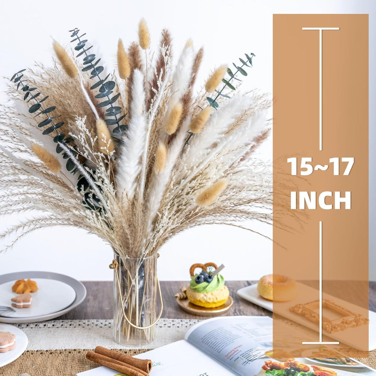 Ensemble de fleurs séchées de 101 pièces
