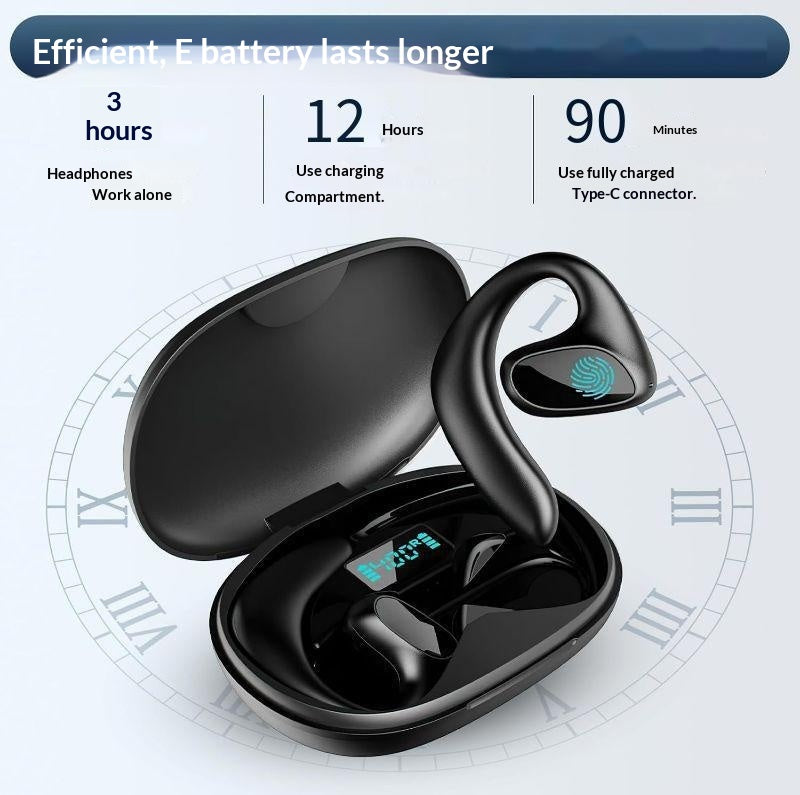 Casques d'écoute sans fil pour la traduction de l'oreille - Casque Bluetooth ouvert wi