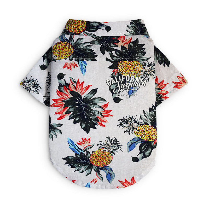 Vêtements de chemise de style chien hawaïen