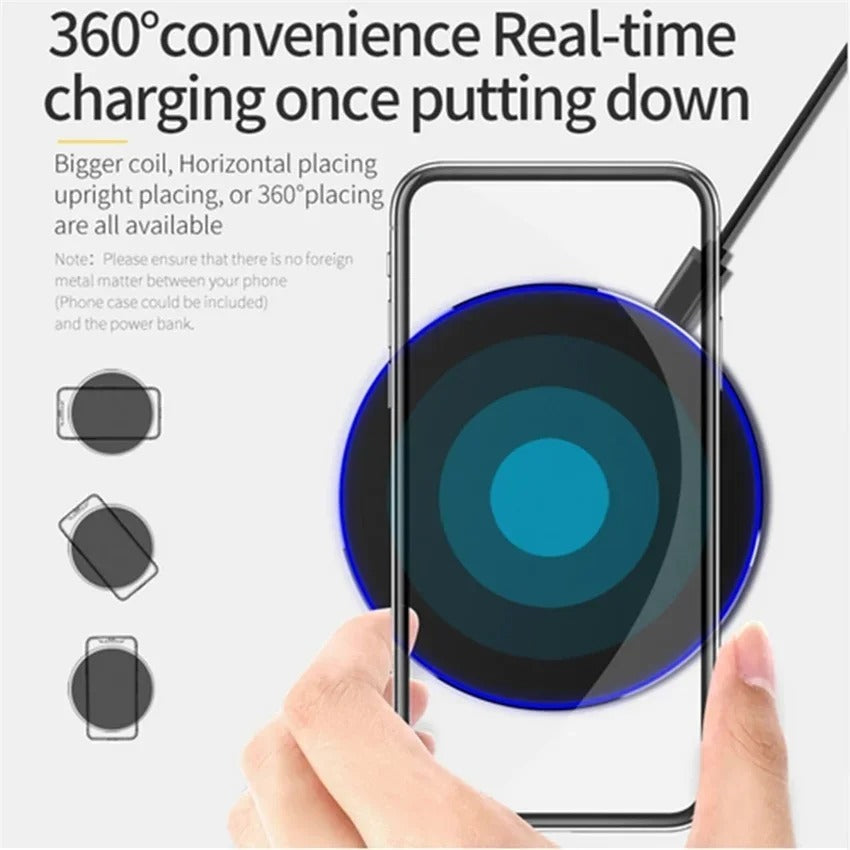 Chargeur sans fil rapide 30W pour 15 14 13 12 X Pro Max 8 Galaxy S23 Xiaomi charge sans fil