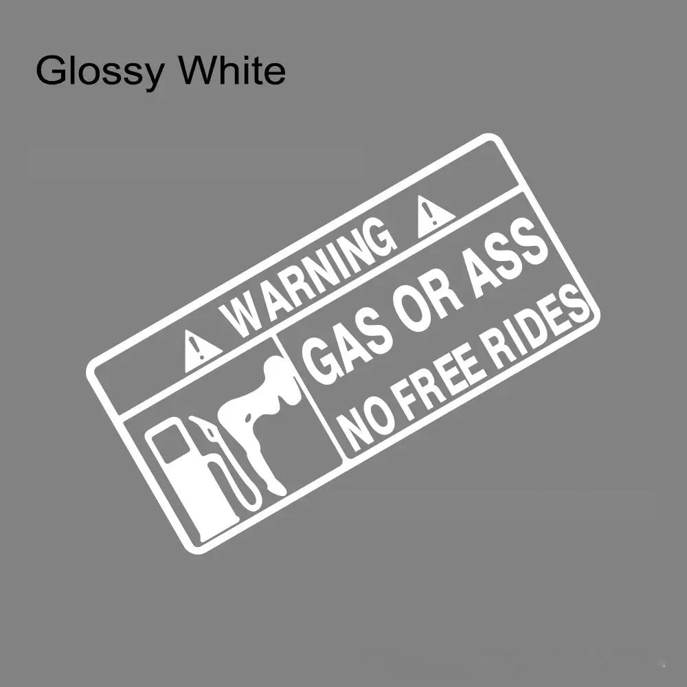 Sticker de voiture réfléchissant avec avertissement lettres anglaises