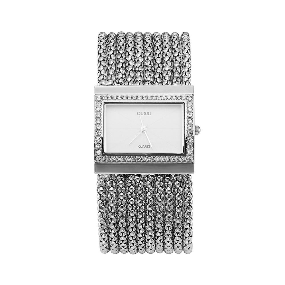 Carré grand cadran montre atmosphérique décorative