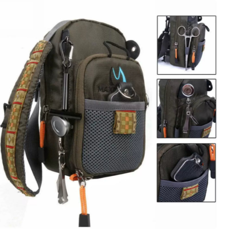 Sac de pêche à la mouche multi-fonctionnel assorti Vest Accessory