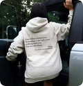 Parallel Universe Slogan Hoodie You Are Not Alone
