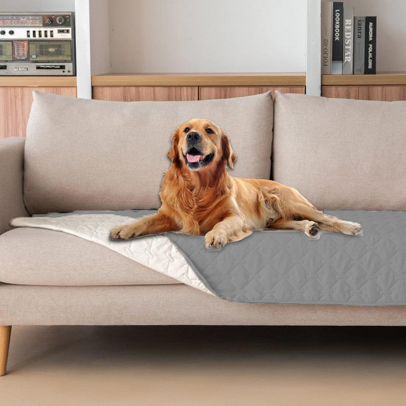 Matelas de lit de chien tout-saison imperméable avec couverture de protection