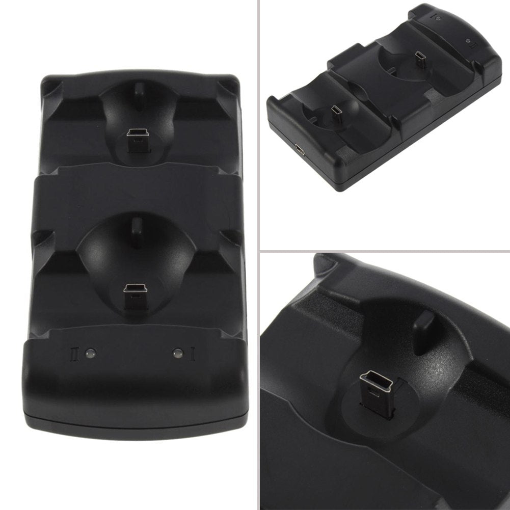 Chargeurs à double charge USB Chargeur à quai alimenté pour PlayStation 3 pour contrôleur PS3