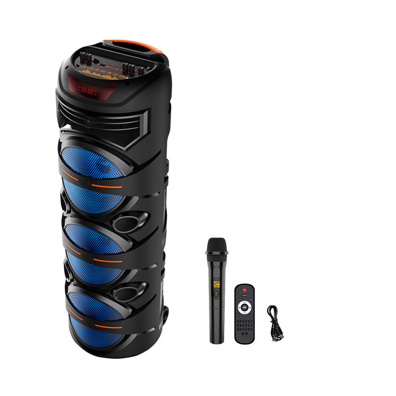 Lampes de scène Haut-parleur Bluetooth Home Microphone sans fil Portable