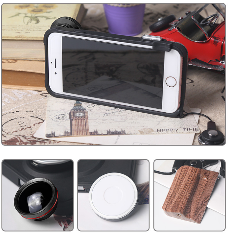 Boîtier de téléphone à lentille légère