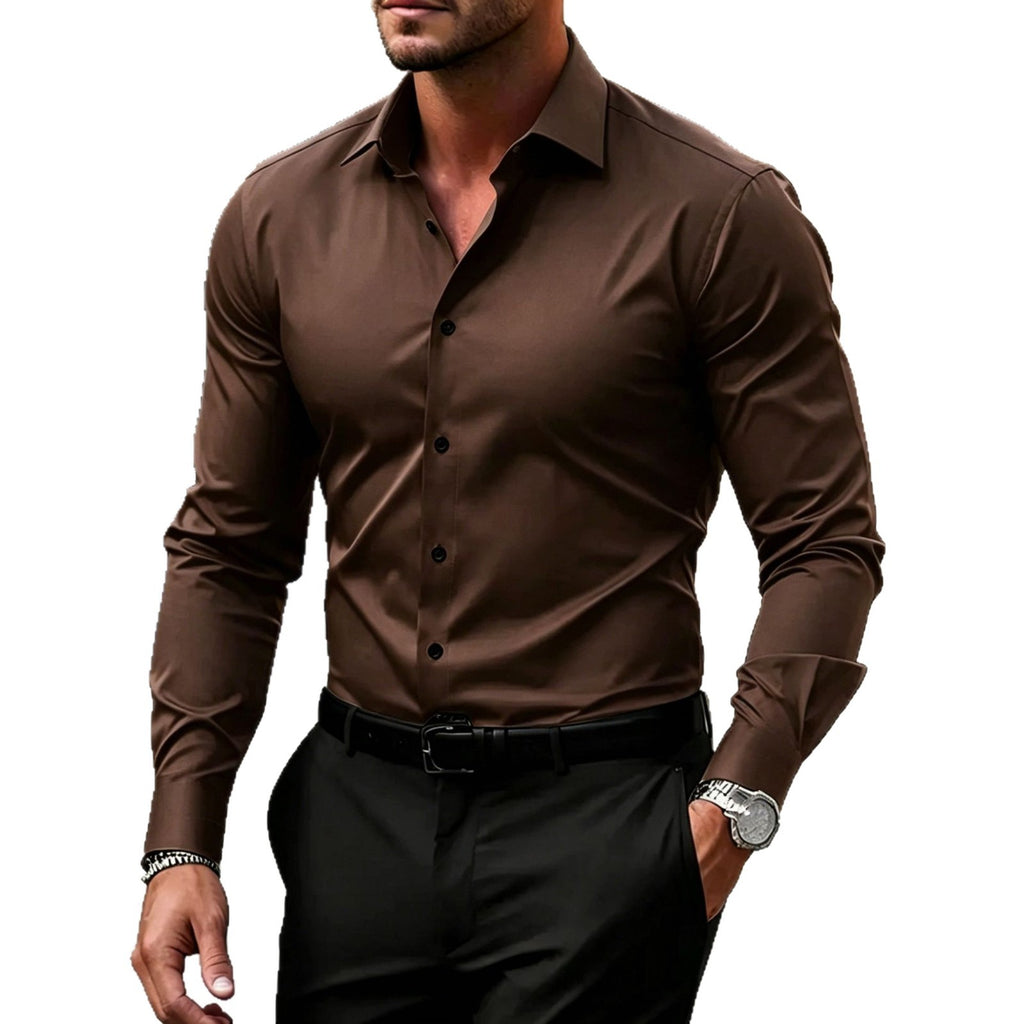 Chemise Homme à manches longues Plus Taille Business