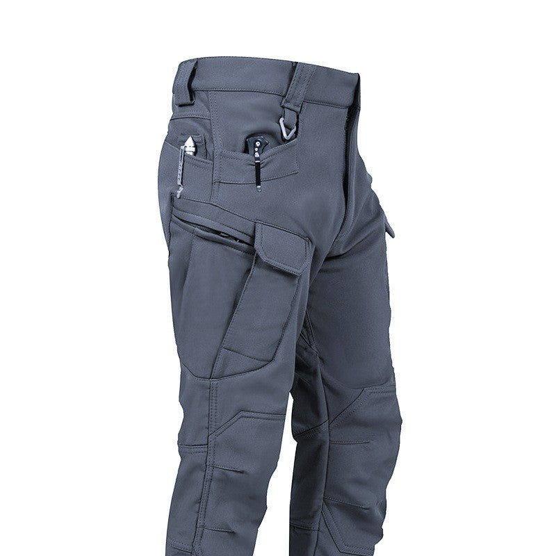 Vente directe en usine Ix7 Pantalon tactique doublé de polaires Veste extérieure d'hiver pour hommes épaissée
