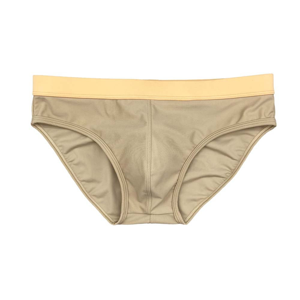 Retour Coupe Mesh Trunks de natation pour hommes Basse taille Sexy Springs Triangle