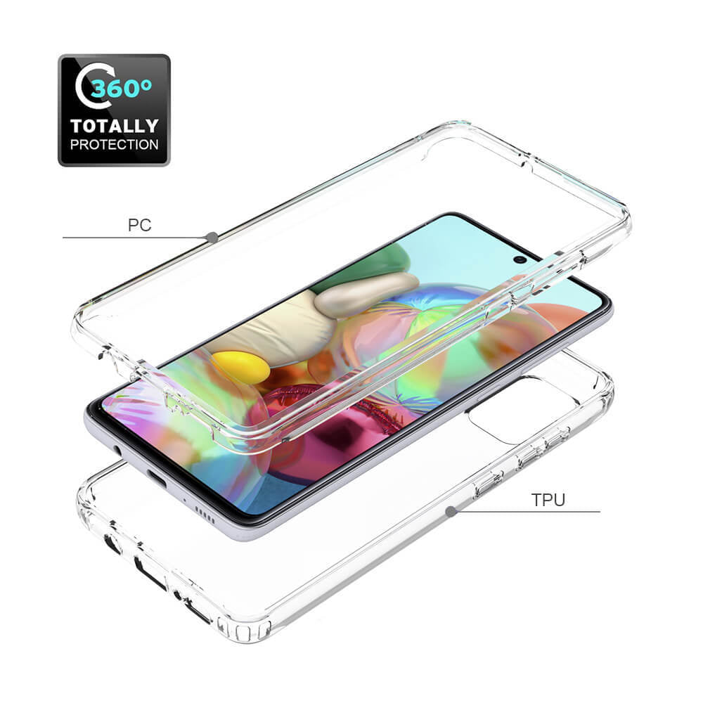 Cas de téléphone transparent anti-drop