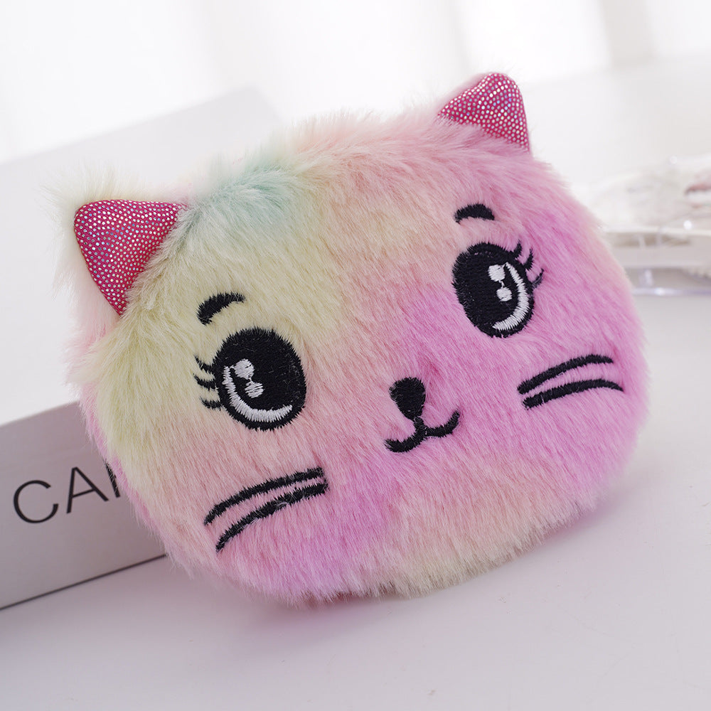 Tissu-cadeau mignon en peluche pour la poursuite de dessins animés