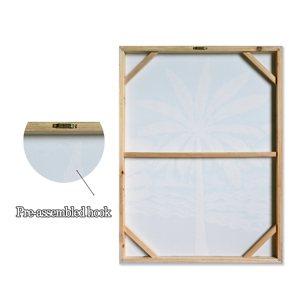 24x30 Ensemble de 2 Palm Tree Wall Art