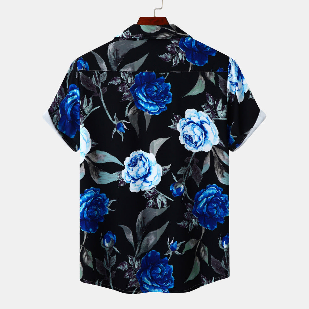 Jeunes vacances Casual Beach Style manches courtes hommes