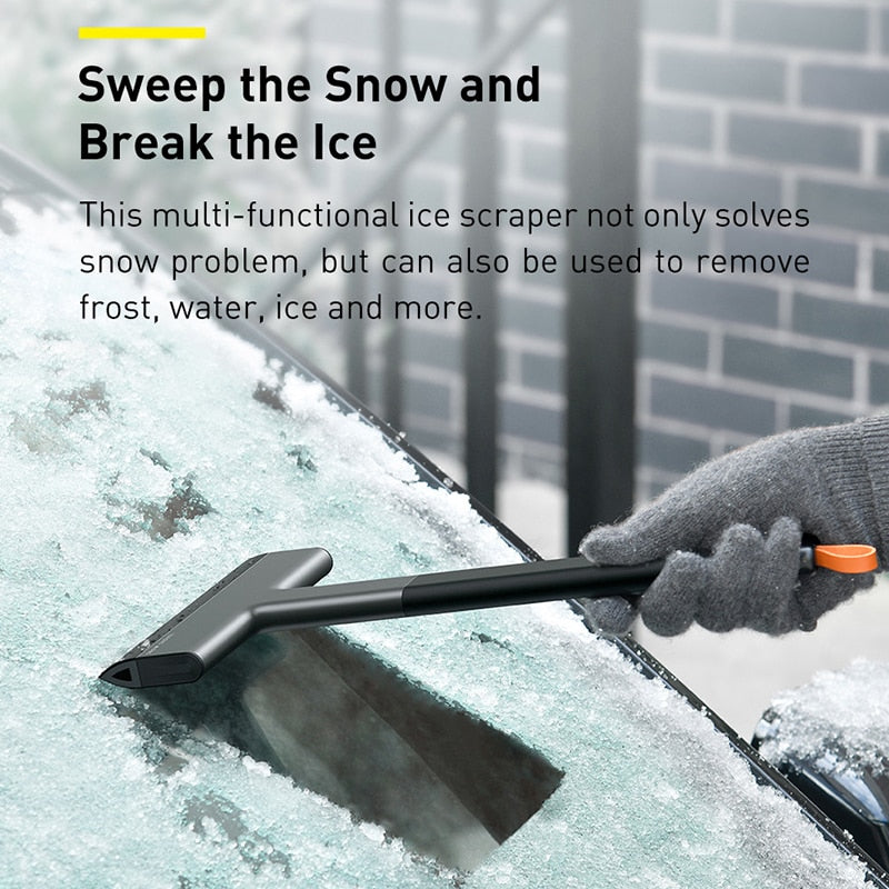 Fournitures d'outils de dégivrage de racleur à neige en verre de voiture multifonctions