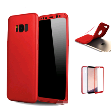 S8 Plus 360 Degree All-inclusive Mobile Phone Case S8 Paint TPU PC Fuel Injection Soft Elle