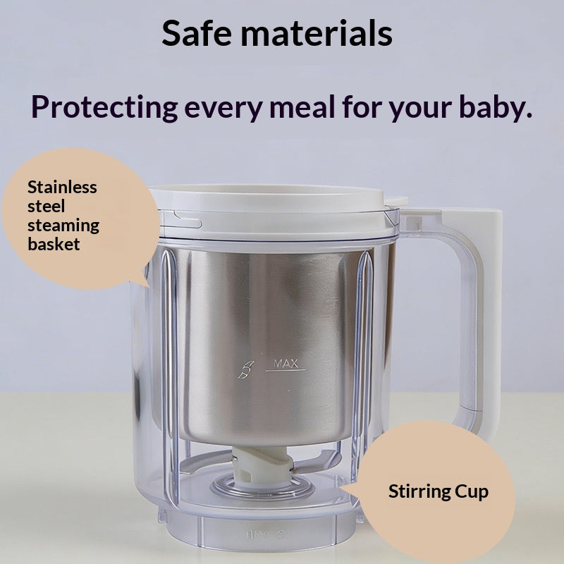 Multifunctional all-in-one baby food production for infants