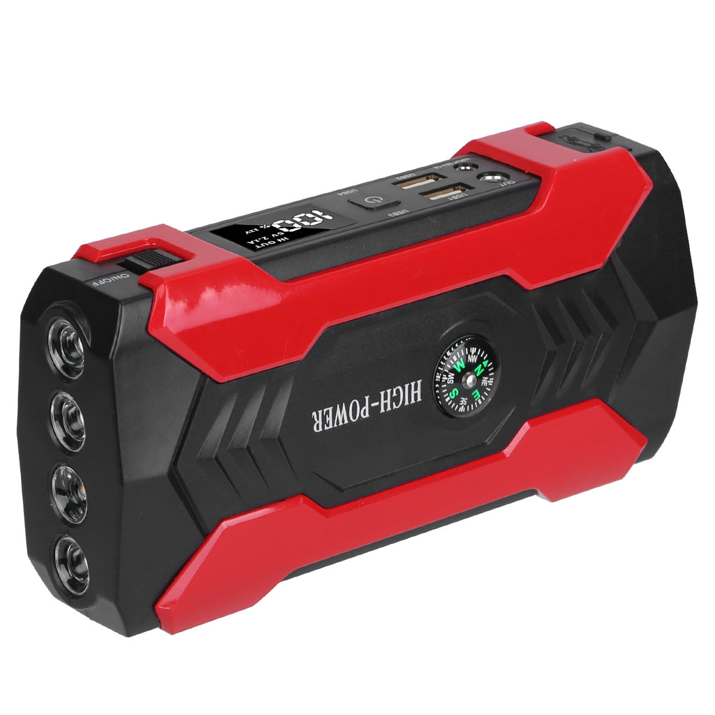 Auto Jump Starter Booster 800A Peak 28000mAh 12V Chargeur de batterie jusqu'à 6,0L Gaz ou 3,0L Die