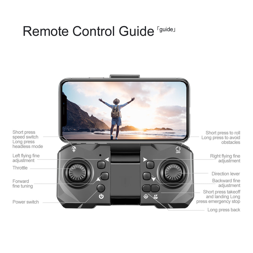 S92 Véhicule sans pilote télécommandé Double trois caméras Positionnement optique Quadco