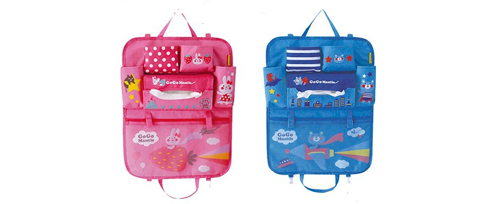 Chaque jour seul bébé sac momie voiture siège arrière dossier chaise sac de stockage chariot suspension sac porta