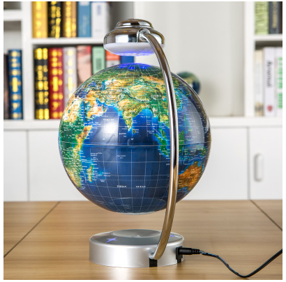 8 pouces globe magnétique suspension bureau décoration cadeau entreprise nouveauté anniversaire créatif