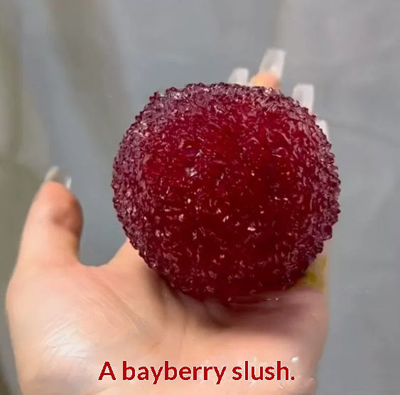 Simulation Bayberry Squishy Maltose jouet anti-stress avec surface texturée et lent-rebou