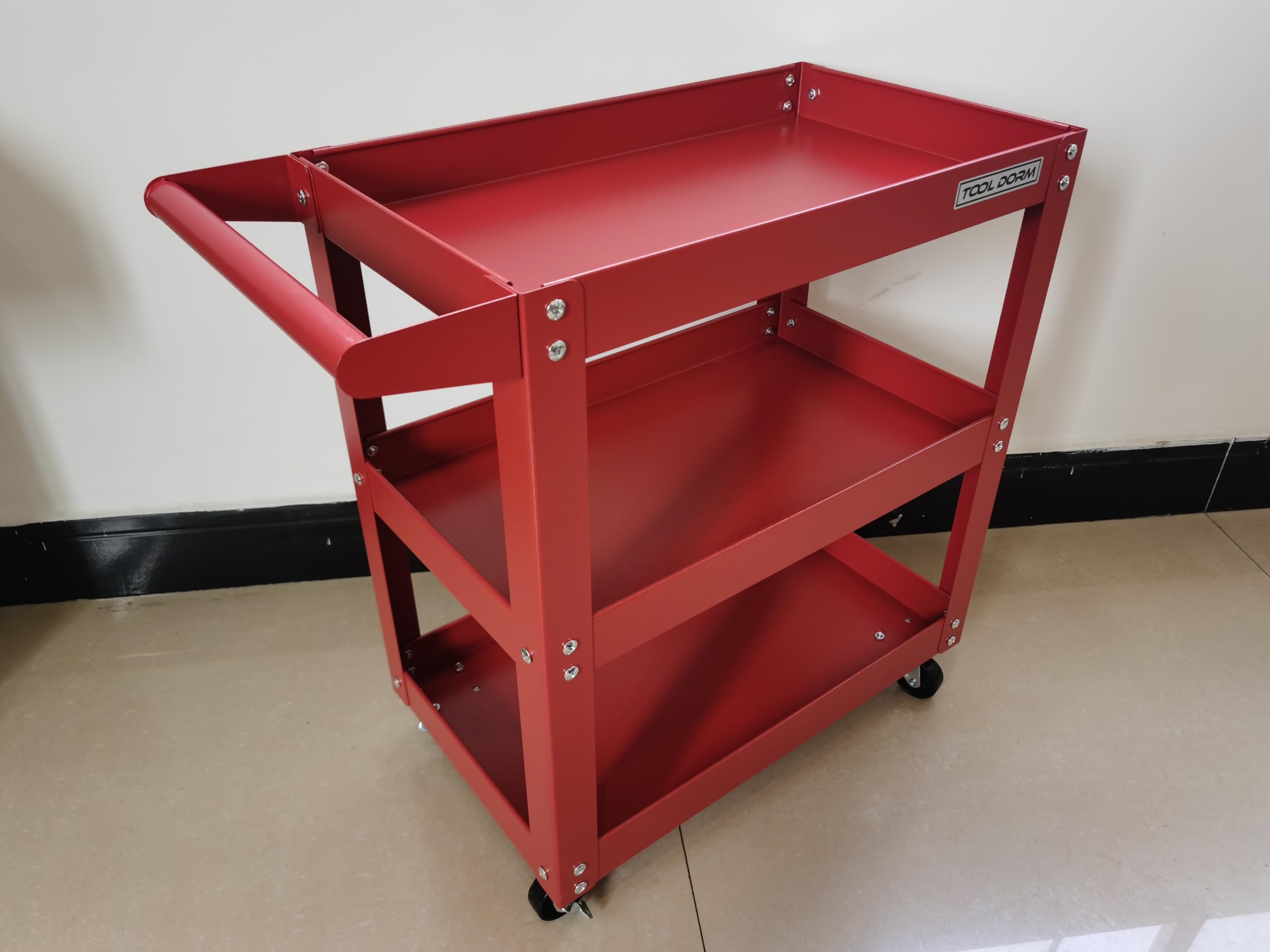 Seulement pour l'expédition sur Bill-Trois-Tier Cart rouge TT103RD