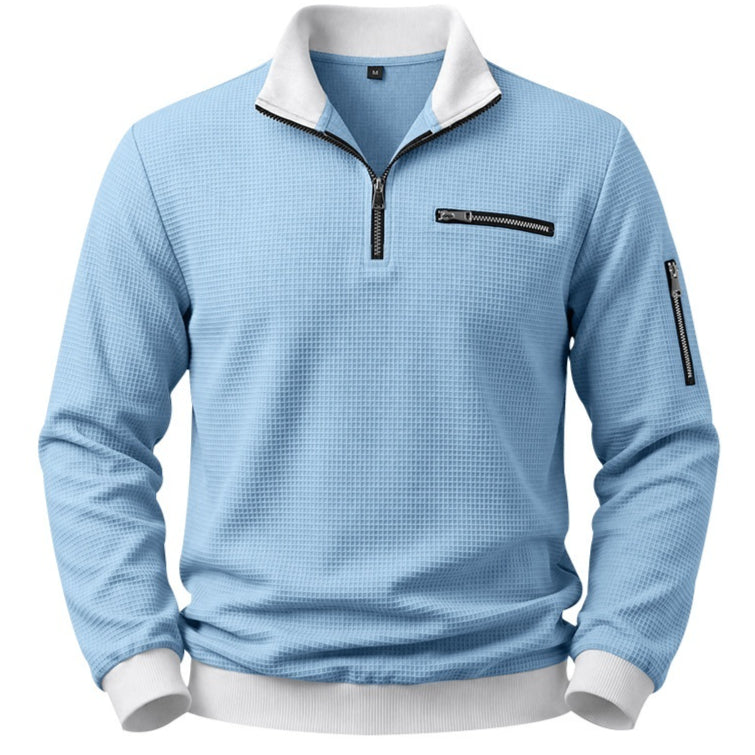 Hommes Relaxed-fit Casual Stand-collar Hoodie