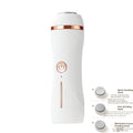 Flat head electric foot grinder-double speed regulator-white-1 set