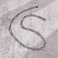 Collier en acier inoxydable pour hommes