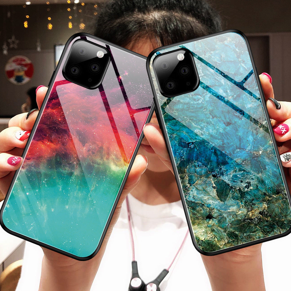 Étui téléphonique en verre gradué personnalisé